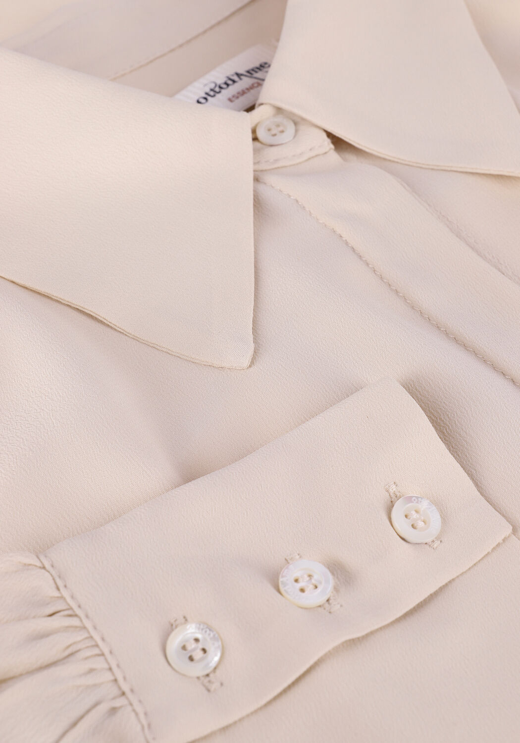 OTTOD'AME CAMICIA EC4647 Blouses Cr&egrave;me - large