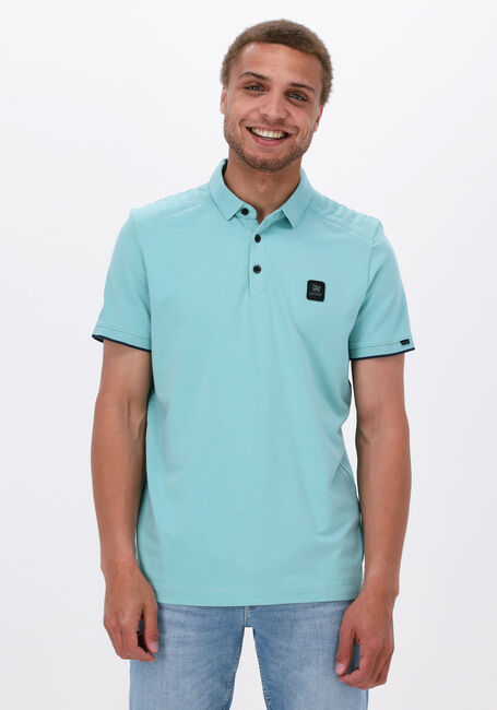 VANGUARD Polo SHORT SLEEVE POLO PIQUE JACQUARD Menthe - large