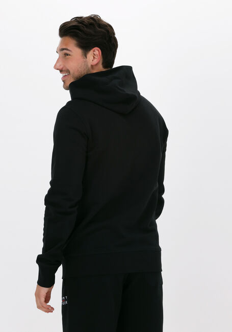 TOMMY HILFIGER Chandail SQUARE LOGO HOODY en noir - large