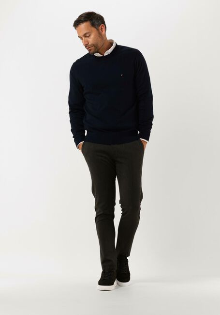 TOMMY HILFIGER Pull PIMA ORG CTN CASHMERE CREW NECK Bleu foncé - large