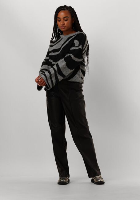 OBJECT Pull OBJDIANA LO L/S KNIT PULLOVER en gris - large