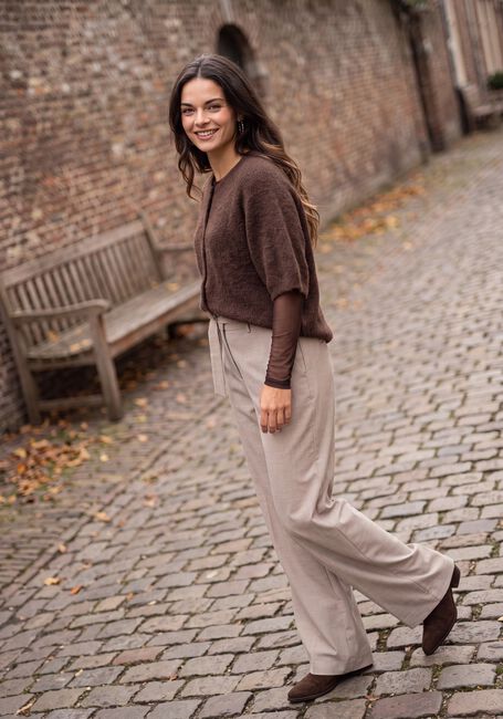 MSCH COPENHAGEN Haut MSCHJANIE ILLENORA TOP en marron - large