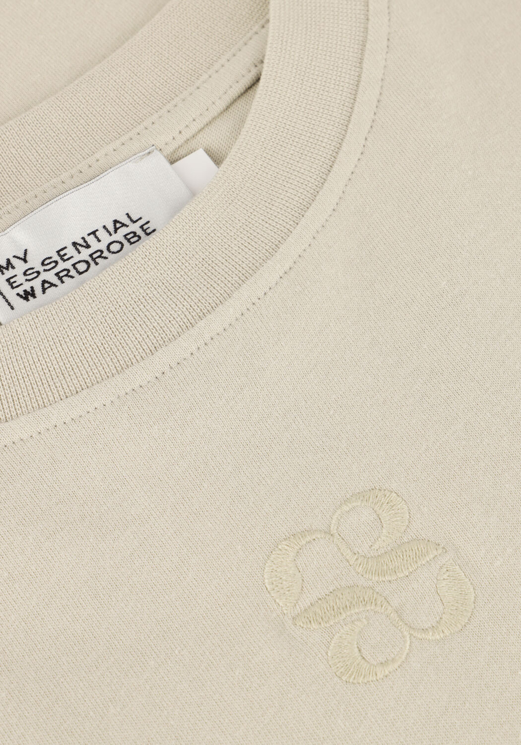 MY ESSENTIAL WARDROBE T-shirt SEATTLEMW LOGO EMB. TEE en beige - large