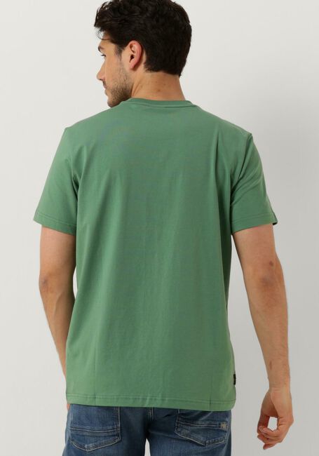 PME LEGEND T-shirt SHORT SLEEVE R-NECK COTTON ELASTAN JERSEY en vert - large