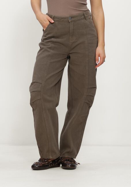 Bruine REFINED DEPARTMENT Jeans LADIES WOVEN BALLOON FIT JEANS LYON - large