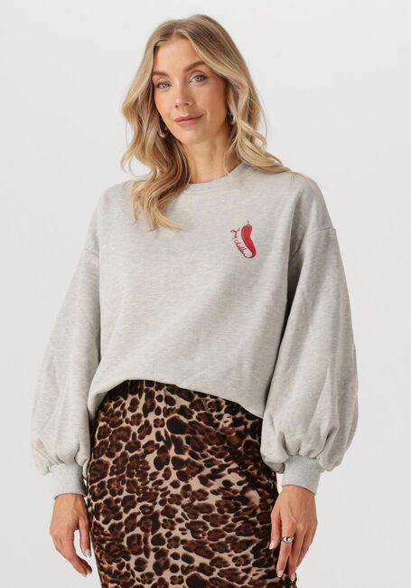 YDENCE Chandail SWEATER JUST CHILLIN en gris - large