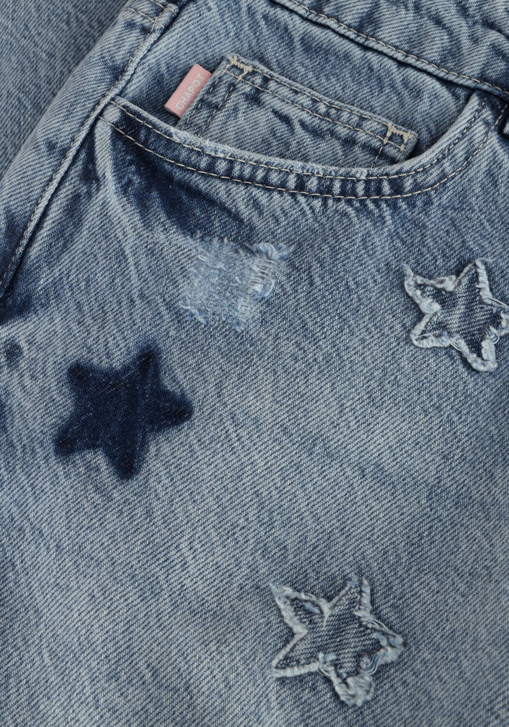 Blauwe FABIENNE CHAPOT Straight leg jeans LOLA STRAIGHT JEANS - large