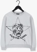 ALIX THE LABEL Chandail LADIES KNITTED OVERSIZED SWEAT en gris