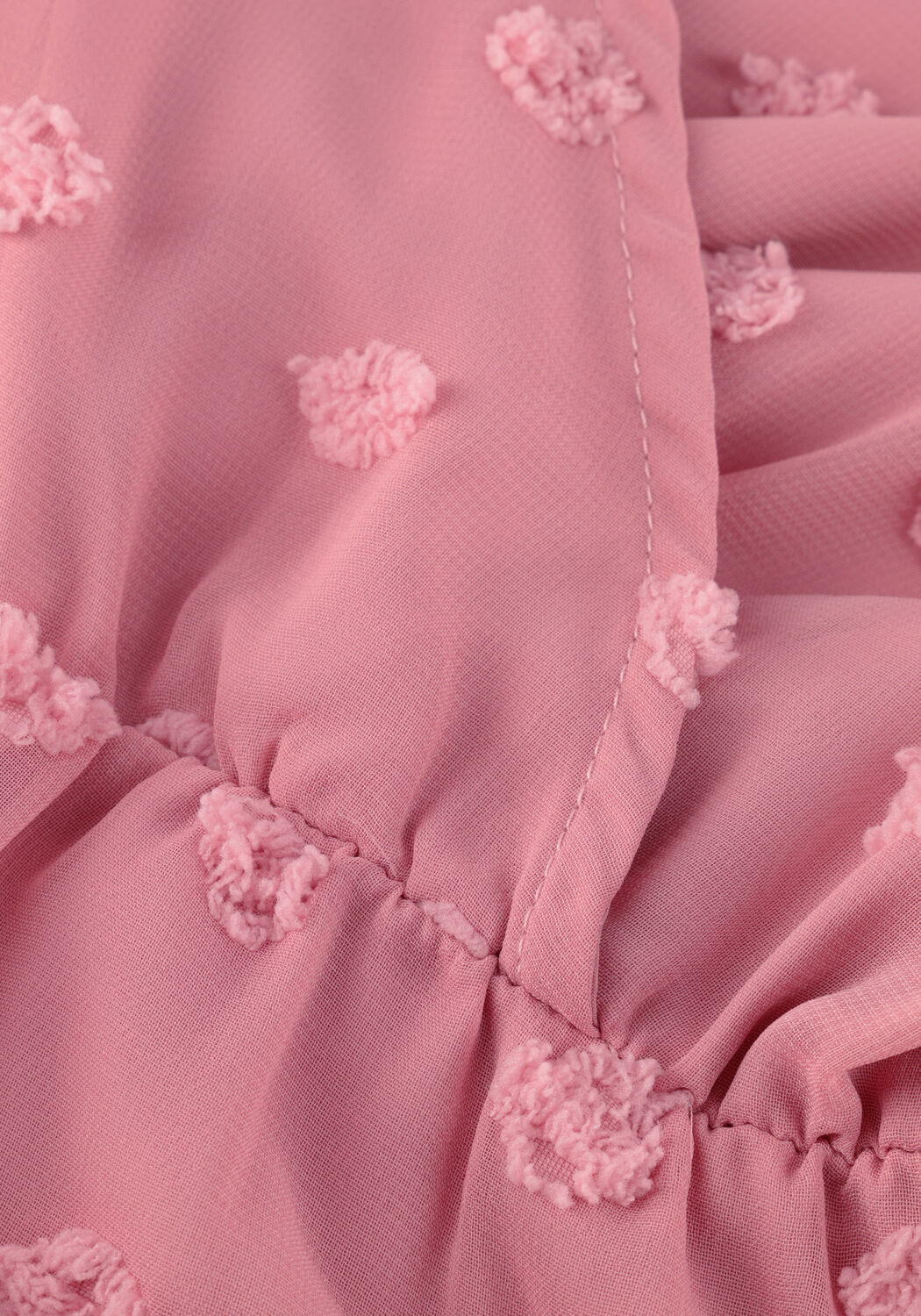 Y.A.S. Mini robe YASDOTTIE LS WRAP DRESS en rose - large