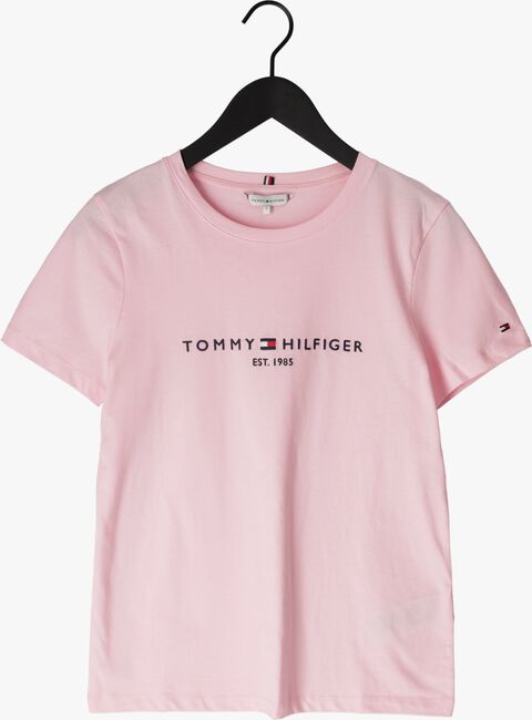 TOMMY HILFIGER T-shirt REGULAR HILFIGEER C-N TEE Rose clair - large