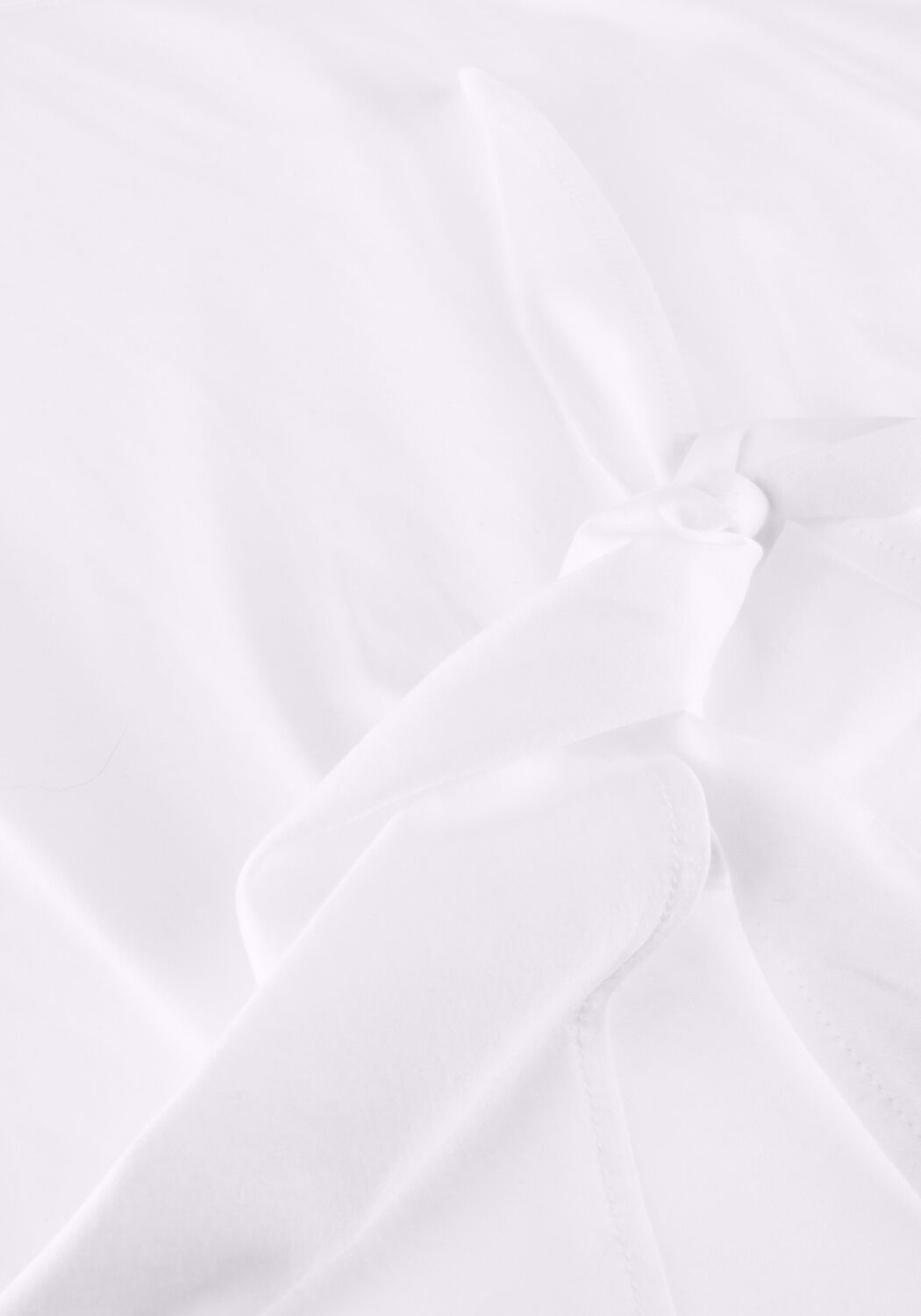 SCOTCH & SODA Haut RELAXED-FIT KNOTTED T-SHIRT en blanc - large