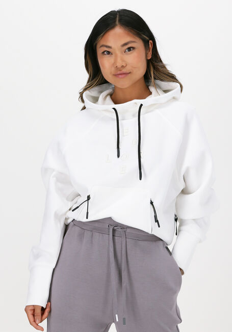 NATIONAL GEOGRAPHIC Chandail CROPPED HOODY en blanc - large
