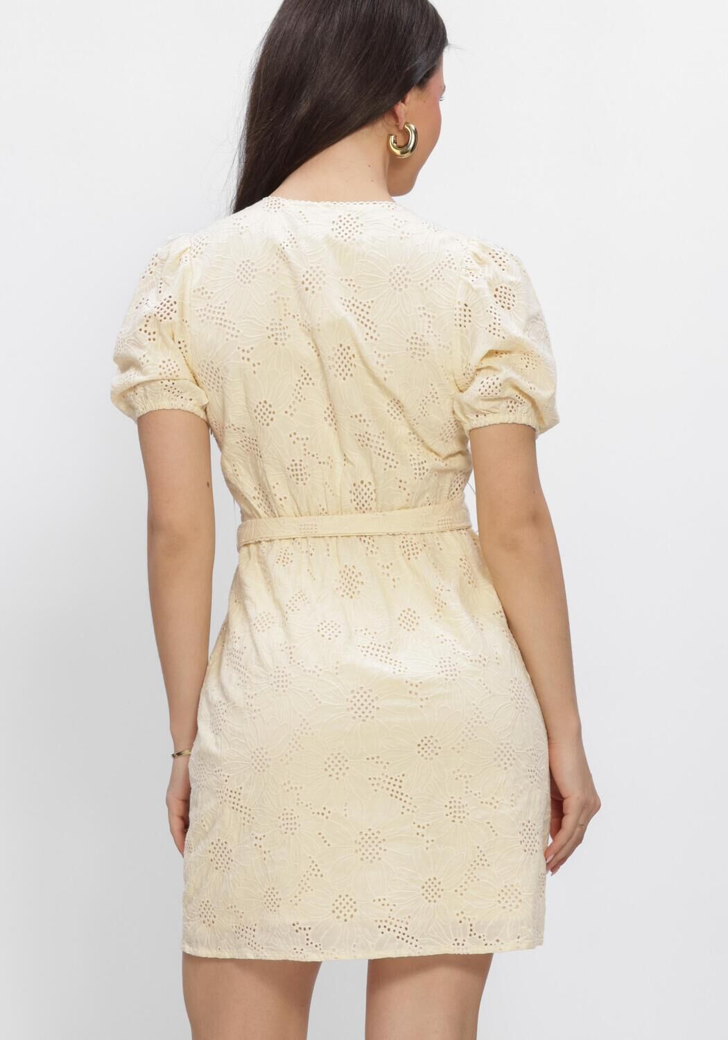 Gele FREEBIRD Jurken WV-FLOWER-EMBRO-26-1 - large