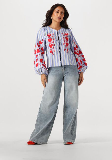 SISSEL EDELBO ELISABETH TOP Blouses en bleu - large