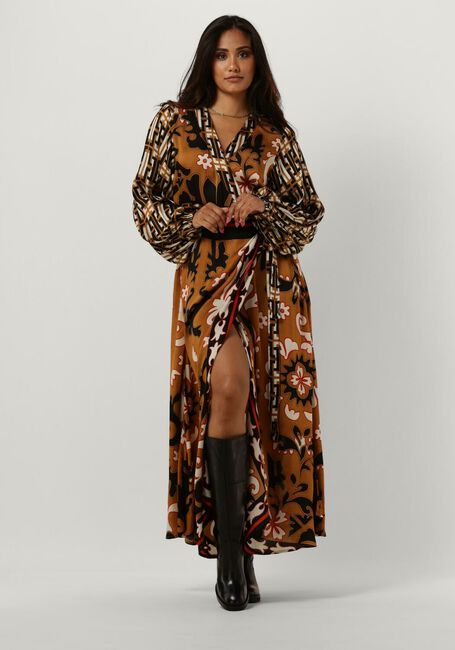 Multi SUMMUM Maxi jurk DRESS PRINT LONG MIX - large