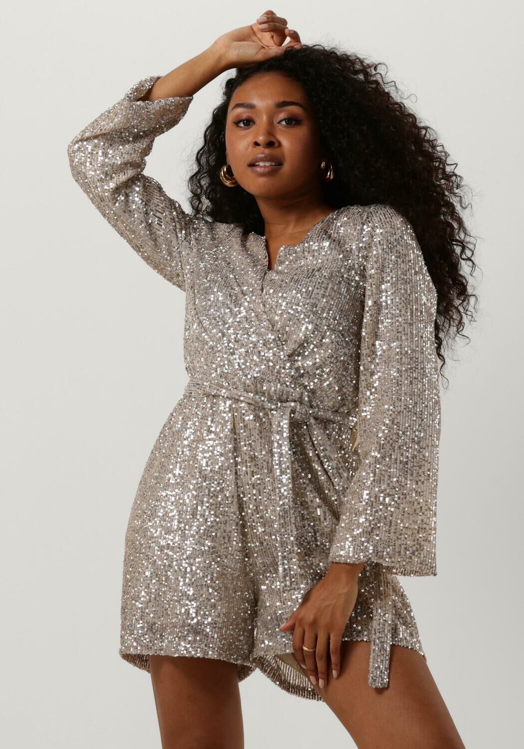 Jumpsuit glitter dames hot sale