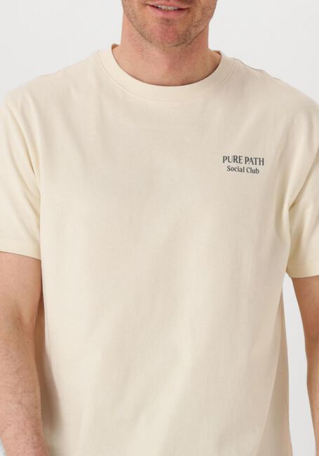 PURE PATH T-shirt REGULAR FIT CREWNECK SS T-SHIRTS Blanc - large