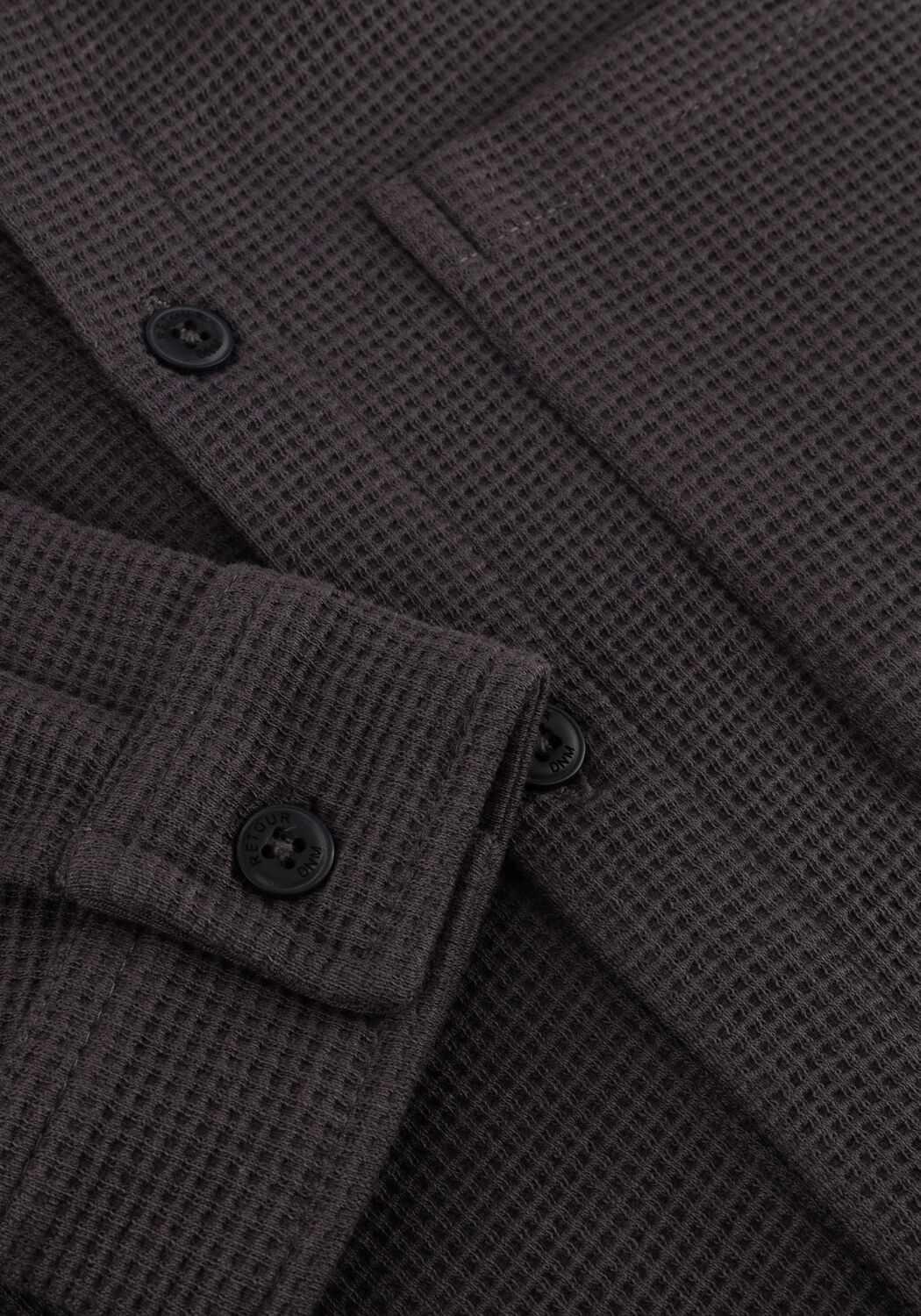 Donkergrijze RETOUR Casual overhemd GINO - large