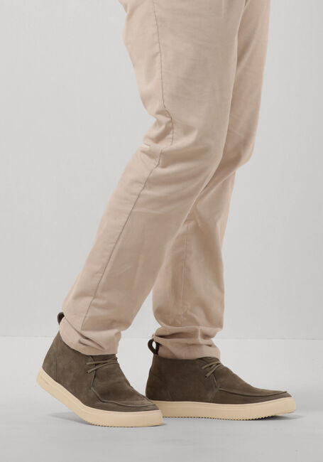 Groene BLACKSTONE Veterschoenen JERRIK Groene BLACKSTONE Veterschoenen JERRIK - large