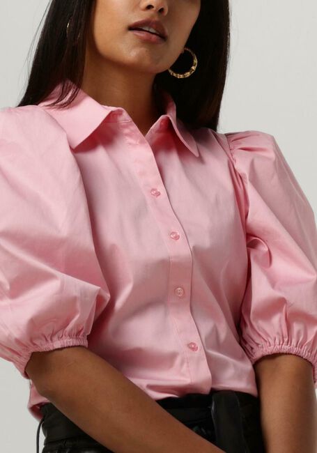 Roze NOTES DU NORD  KIRA SHORT SLEEVE SHIRT - large