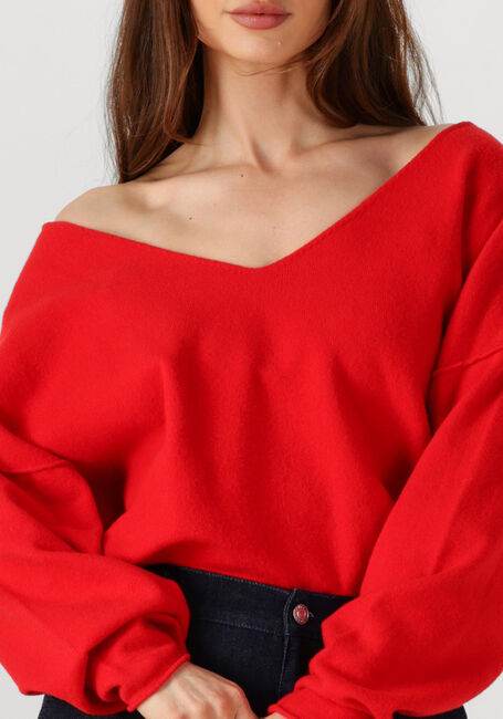 PENN & INK Pull JUMPER W25B344 en rouge - large