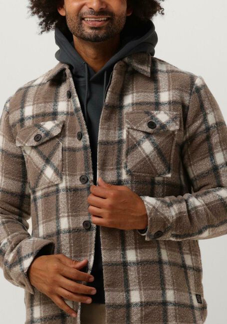 DSTREZZED Surchemise TEPPE OVERSHIRT en marron - large