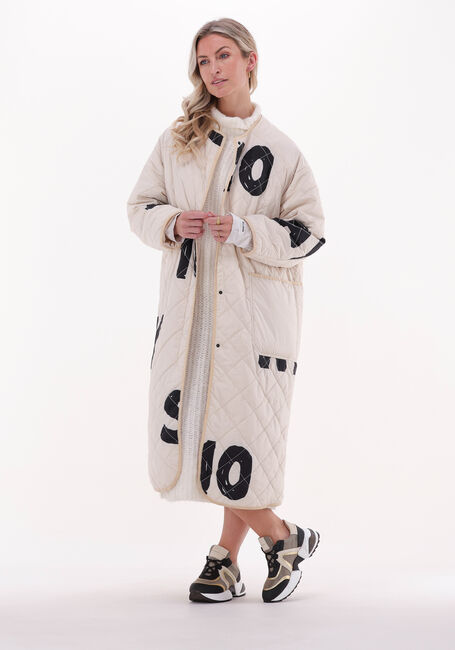 10DAYS Veste matelass&eacute; LONG PADDED COAT Sable - large
