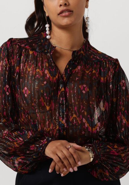 AAIKO ZOYA GLITTER IKAT VIS 510 BLOUSES Blouses en violet - large