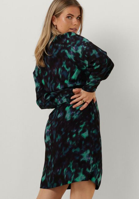 FREEBIRD Mini robe WV-RAINY-FLORAL-VIS-23-3 en noir - large