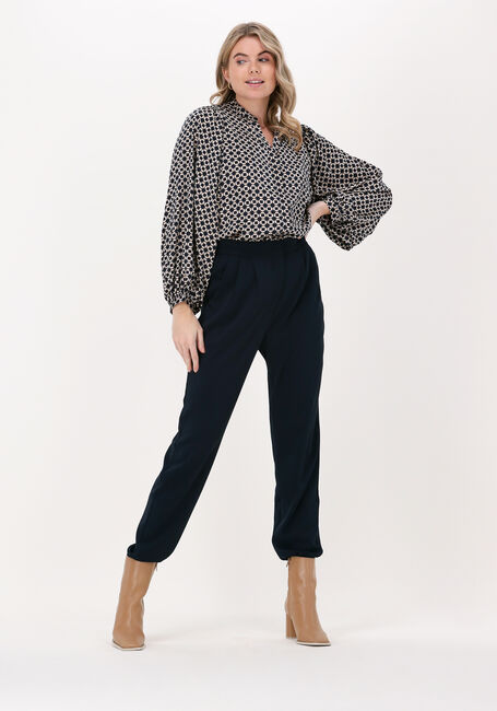 NEO NOIR NANI SQUARE MIX BLOUSE Blouses Bleu foncé - large