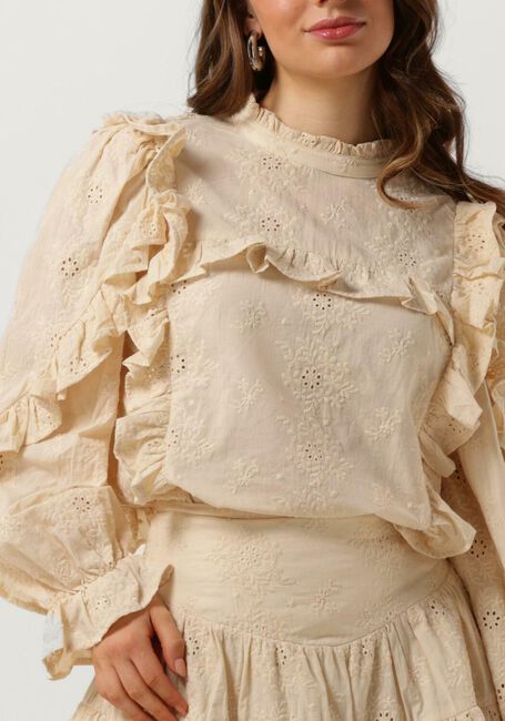 STUDIO AMAYA SCOTTIE Blouses en beige - large