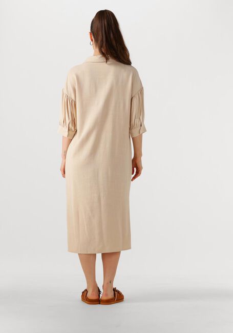 YDENCE Robe midi DRESS SIENNA en beige - large