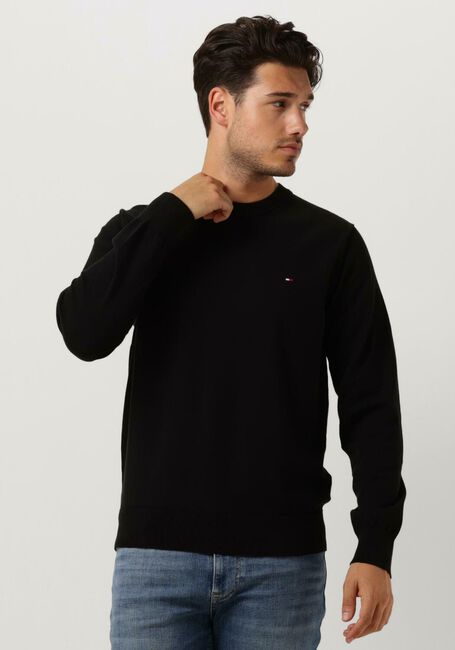 TOMMY HILFIGER Pull 1985 CREW NECK SWEATER en noir - large