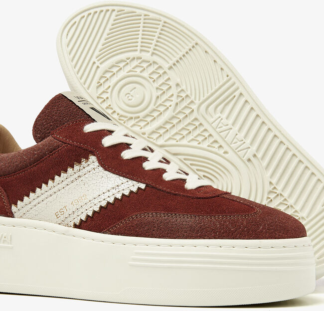 VIA VAI Baskets basses ISA ROMI en rouge - large