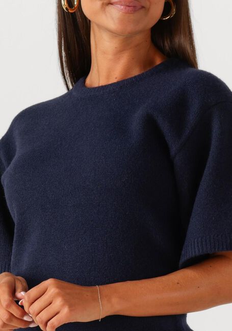 NEO NOIR Haut ASHA KNIT TEE Bleu foncé - large