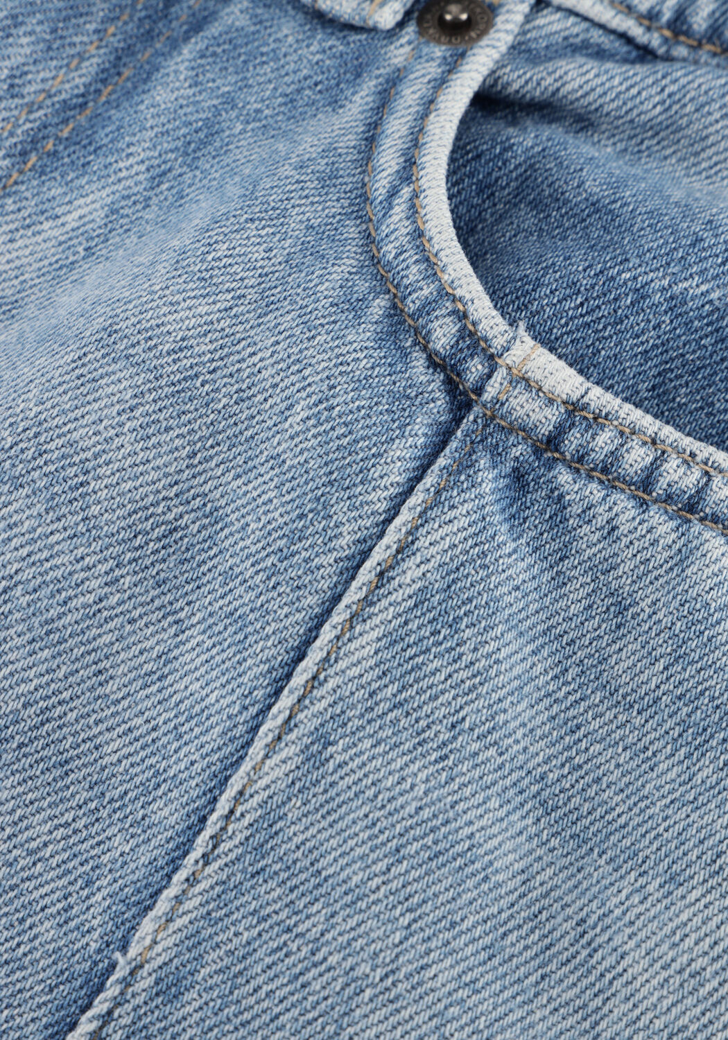 Lichtblauwe DRYKORN Wide jeans LIABLE BARREL - large