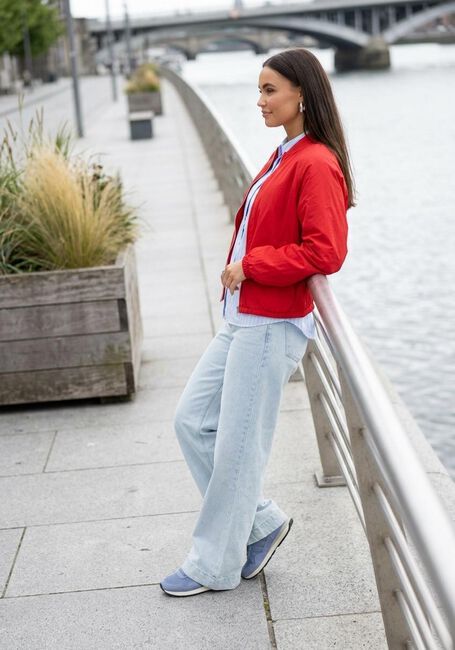 NUKUS Wide jeans ABBY PANTS DENIM STRASS Bleu clair - large