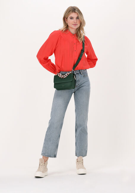 Oranje SCOTCH & SODA  GATHERED YOKE ECOVERO BLEND TO - large