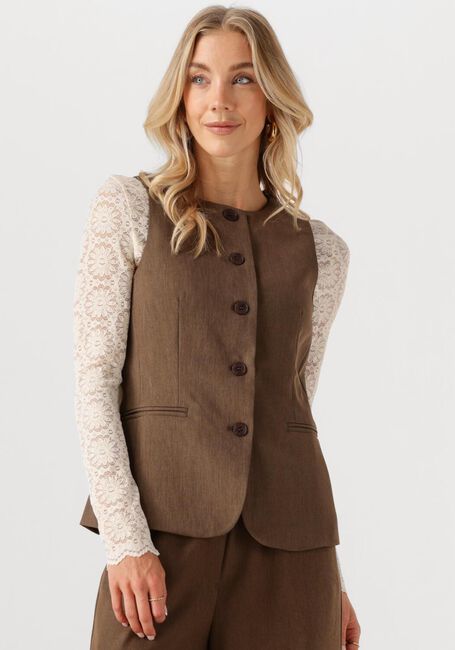 YDENCE Gilet GILET MELLIE en marron - large