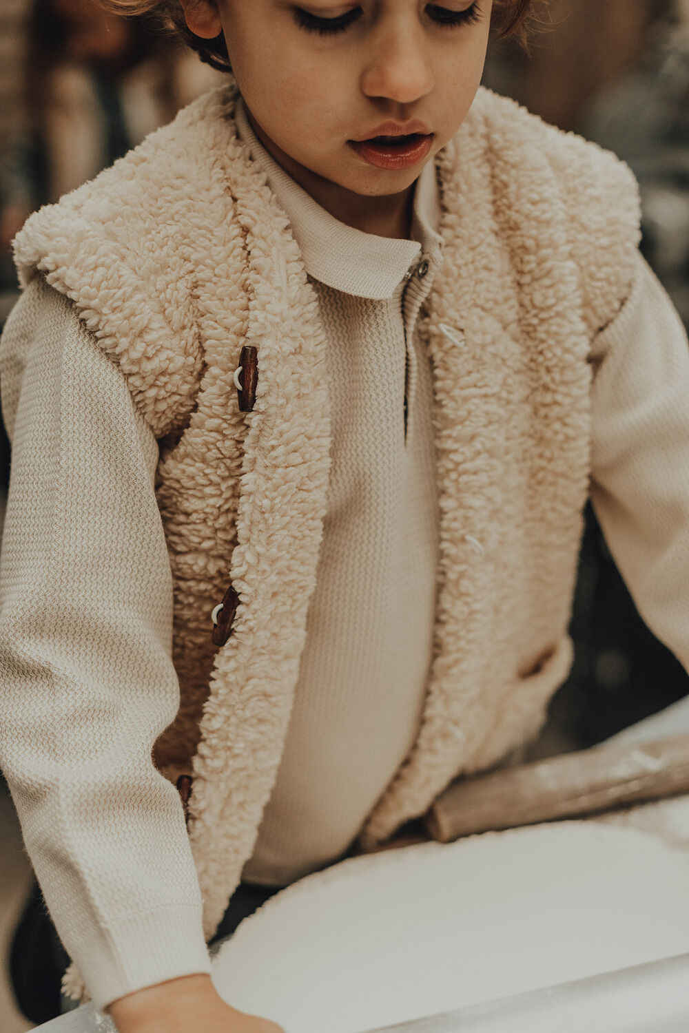 BAJE STUDIO Gilet THOMPSON en camel - large