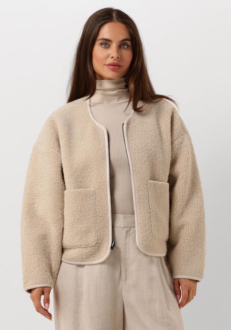 KNIT-TED Manteau Teddy TEDDIE Crème - large