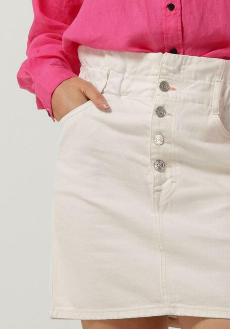 SCOTCH & SODA Mini-jupe THE BREAK MINI SKIRT - GARMENT DYE COLOURS Blanc - large