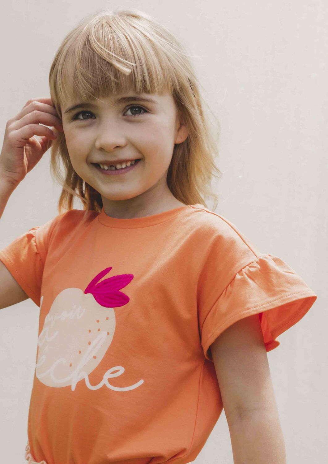 LOOXS Little T-shirt 2511-7421 en orange - large