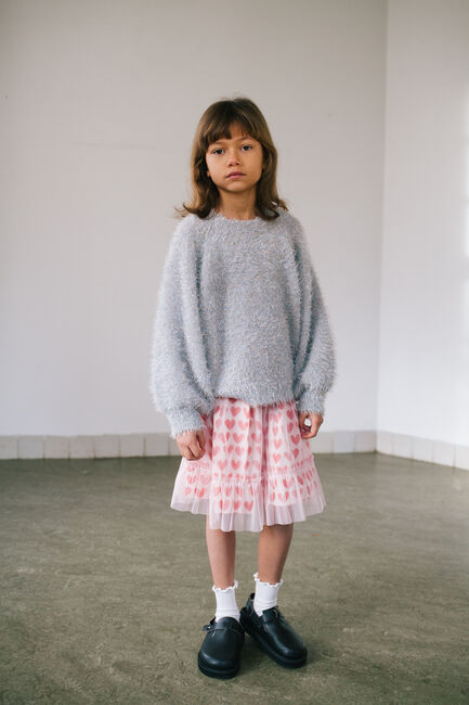 DAILY BRAT Pull STARDAZZLE SWEATER en argent - large