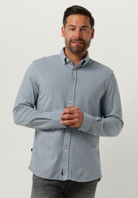 BUTCHER OF BLUE Surchemise ROBBINS CLEAN PIQUE SHIRT Bleu clair - large