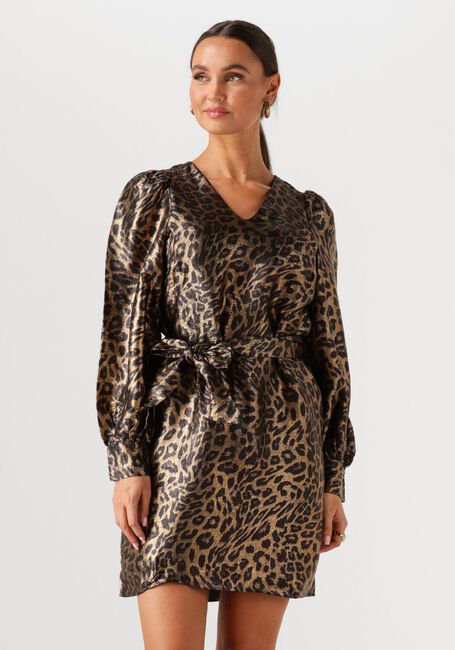 Bruine FREEBIRD Mini jurk DACEY - large