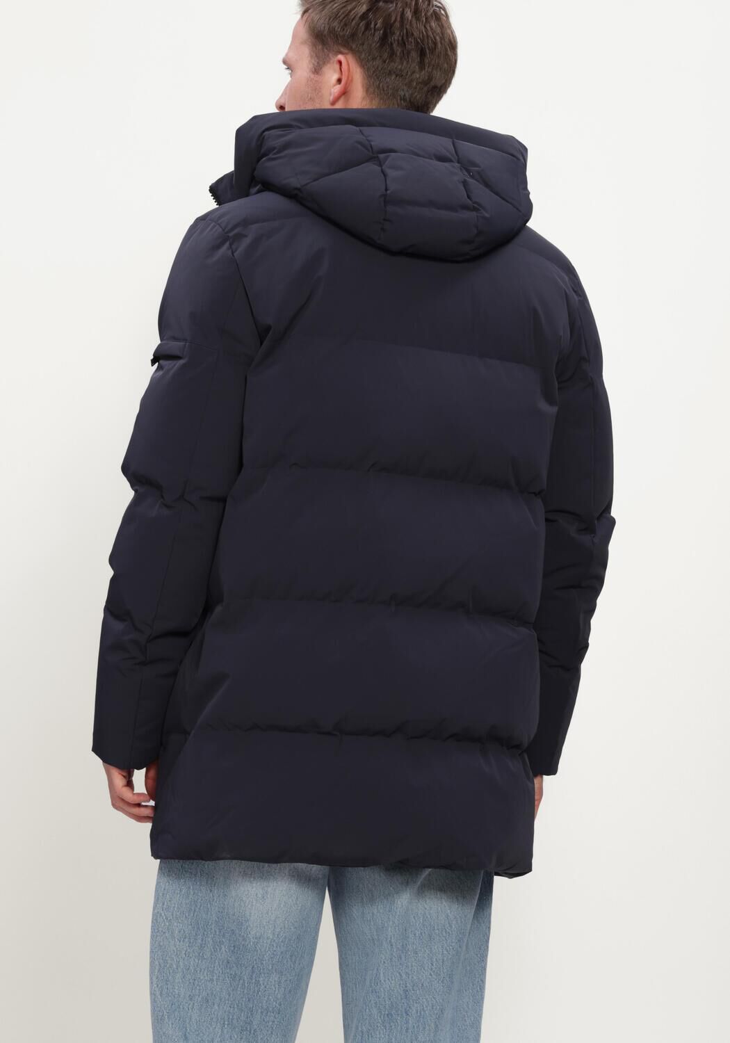 GENTI Veste matelass&eacute; CHRIS Bleu fonc&eacute; - large