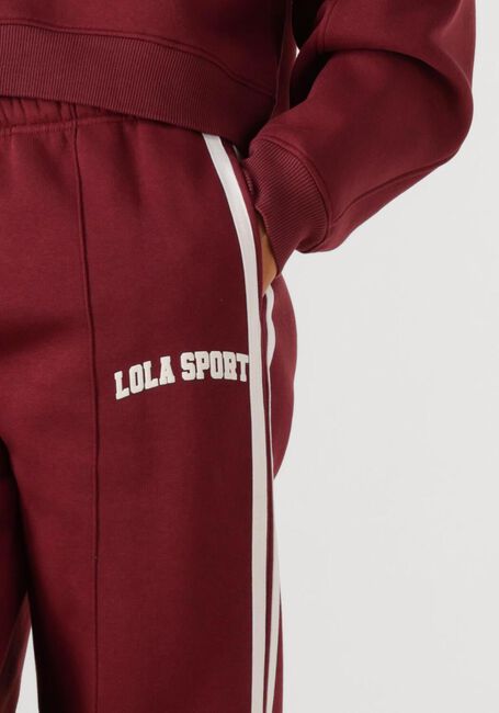 THE LOLA CLUB Pantalon de jogging JADE Bordeaux - large
