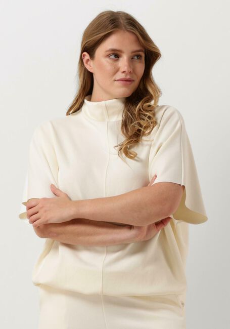 Creme AIMEE THE LABEL T-shirt ERIK - large