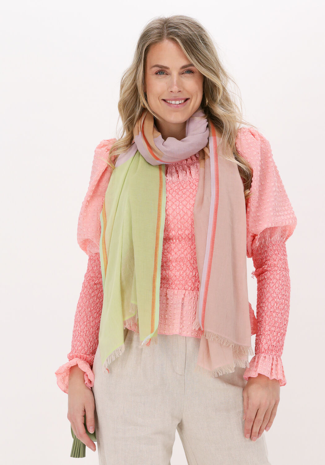 BECKSONDERGAARD VIKKO COWEA SCARF Foulard en multicolore